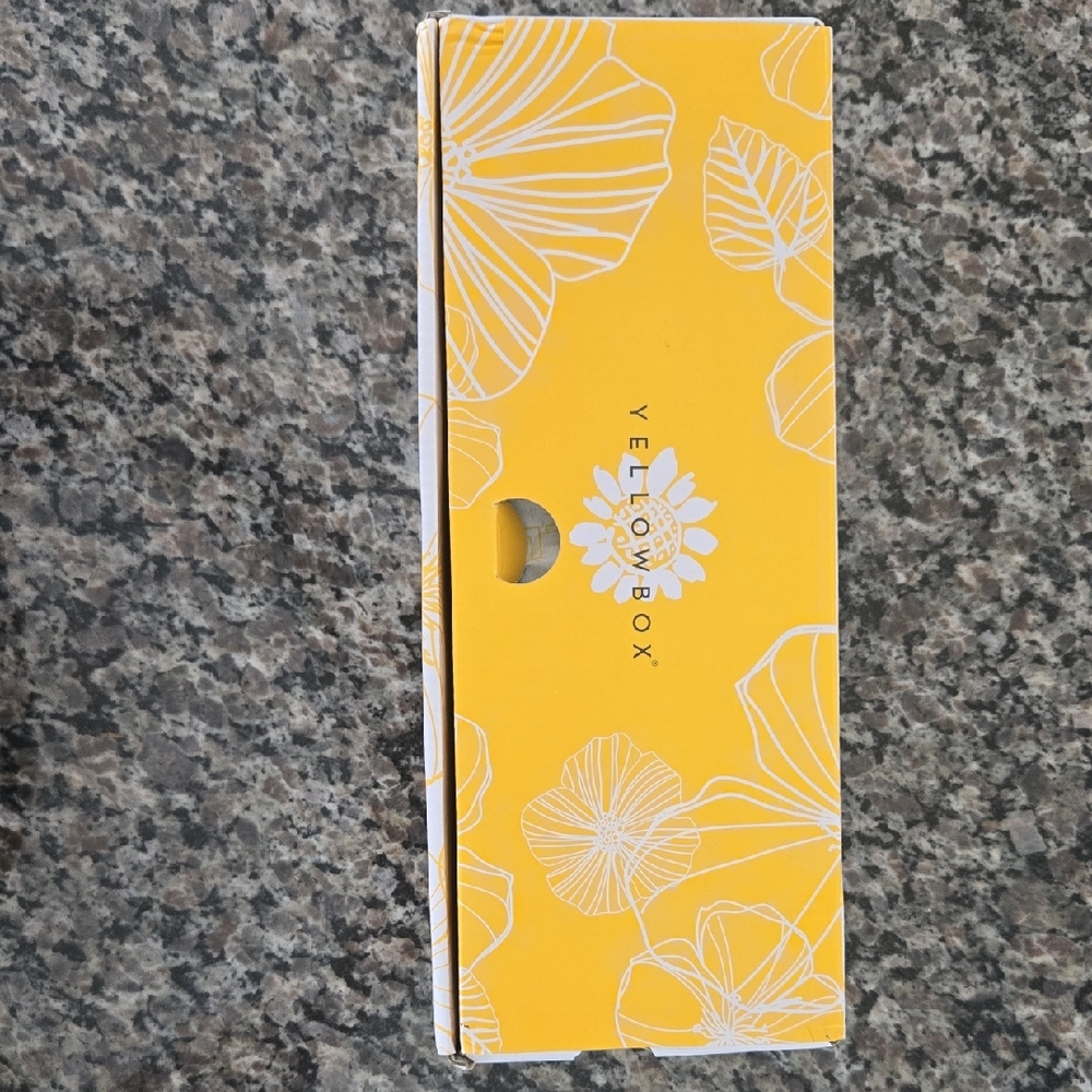 Yellow Box Sunlit Floral Storage Box